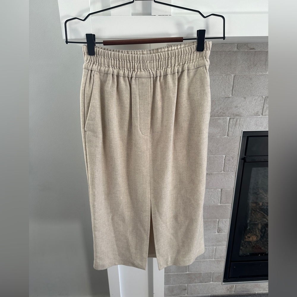 Le fou Wilfred Silk, cashmere wool skirt| size small